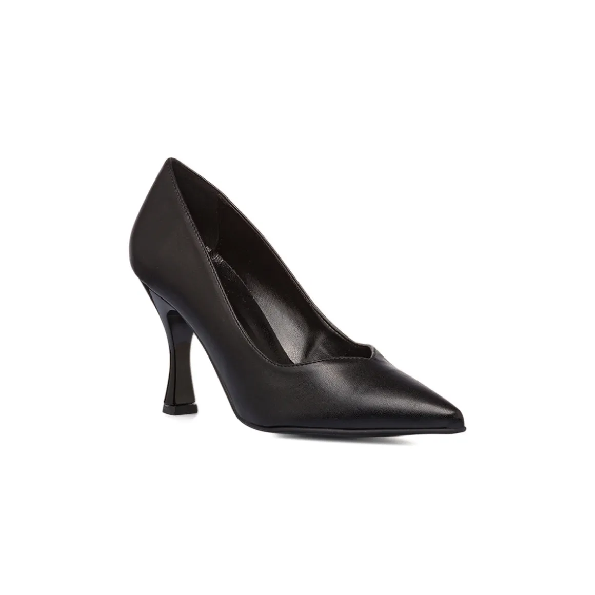 Décolleté da donna nere Lora Ferres con tacco 9 cm