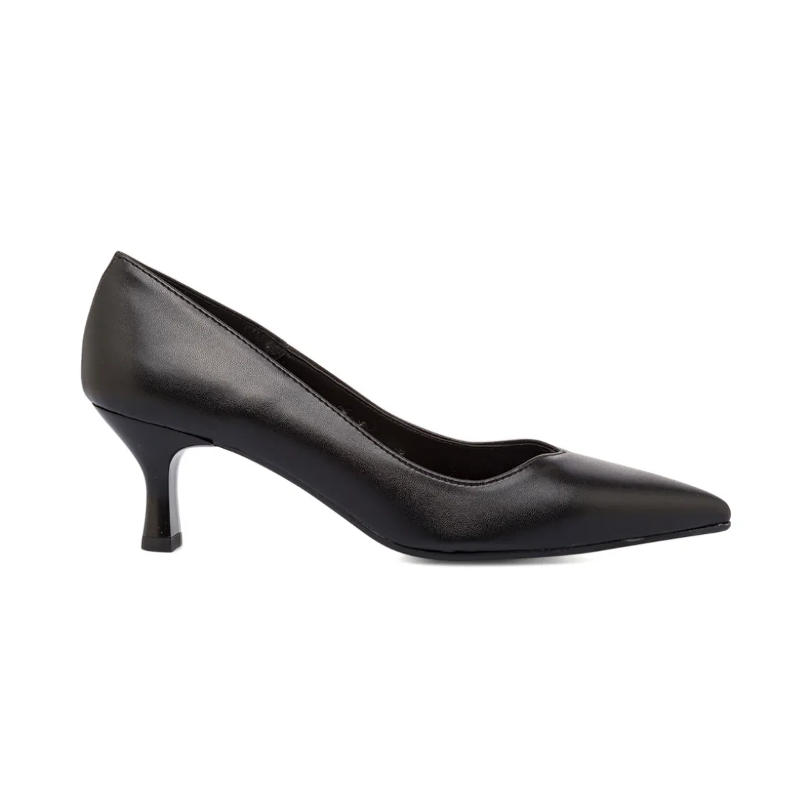 Décolleté da donna nero Lora Ferres con tacco 6 cm