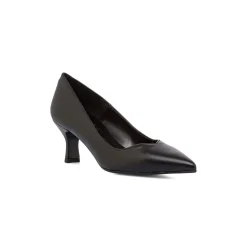 Décolleté da donna nero Lora Ferres con tacco 6 cm