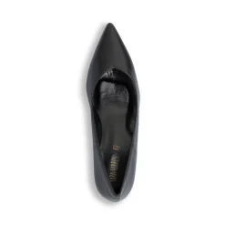 Décolleté da donna nero Lora Ferres con tacco 6 cm
