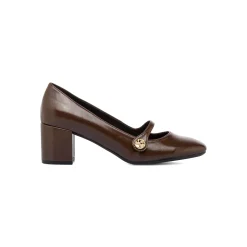 Décolleté marroni da Donna con tacco blocco 6 cm Swish Jeans