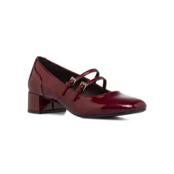 Décolleté Mary jane bordeaux da Donna con tacco Swish Jeans