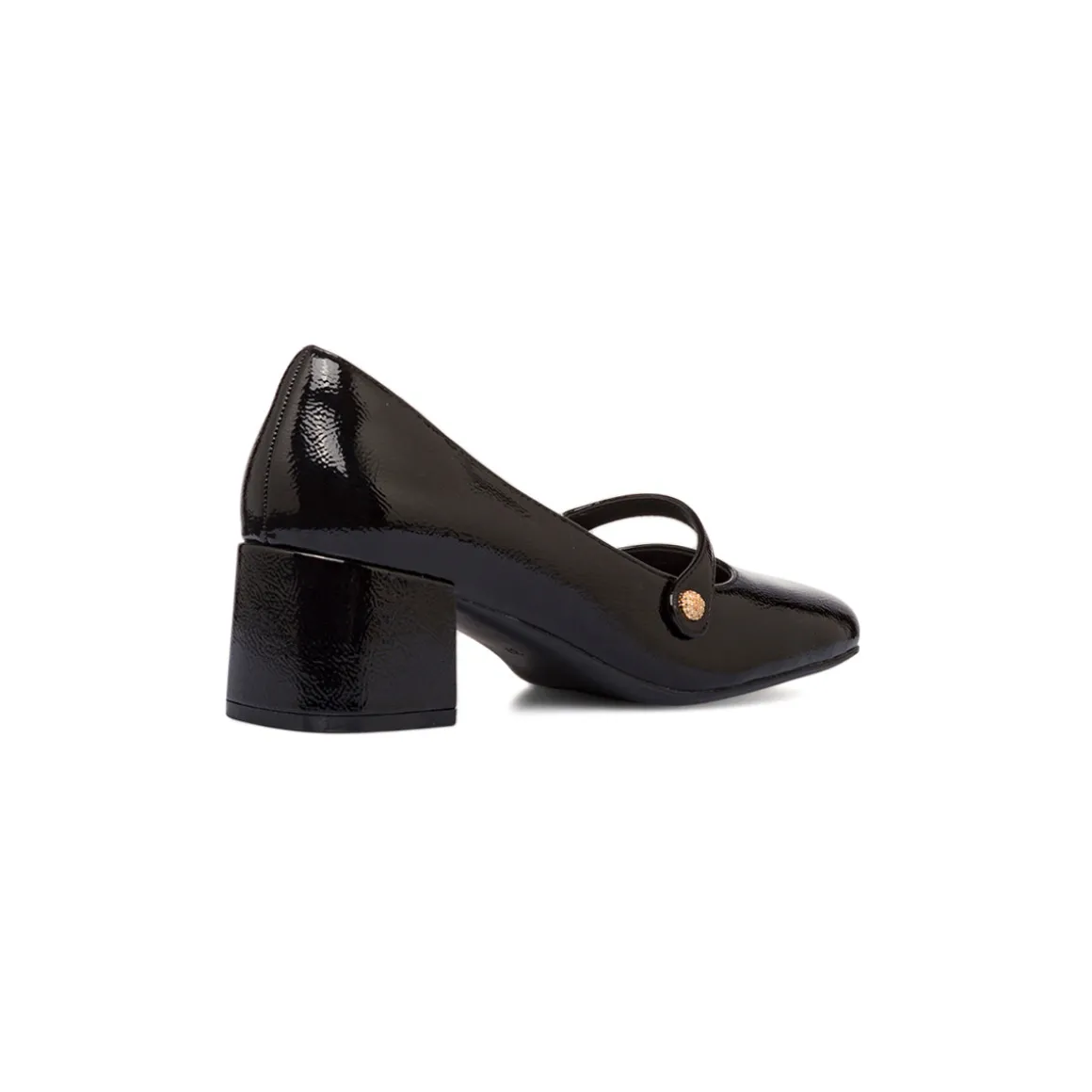 Décolleté Mary Jane da donna nere effetto vernice Swish Jeans con tacco 5 cm