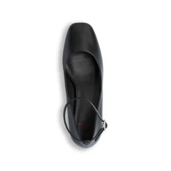 Décolleté Mary Jane da donna nere Swish Jeans con tacco 5 cm e cinturino alla caviglia