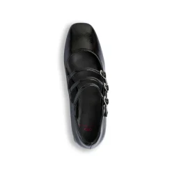 Décolleté Mary Jane da donna nere effetto vernice Swish Jeans con tacco 6 cm