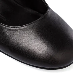 Décolleté Mary Jane nere da Donna in pelle con tacco 6,5 cm Primopiano
