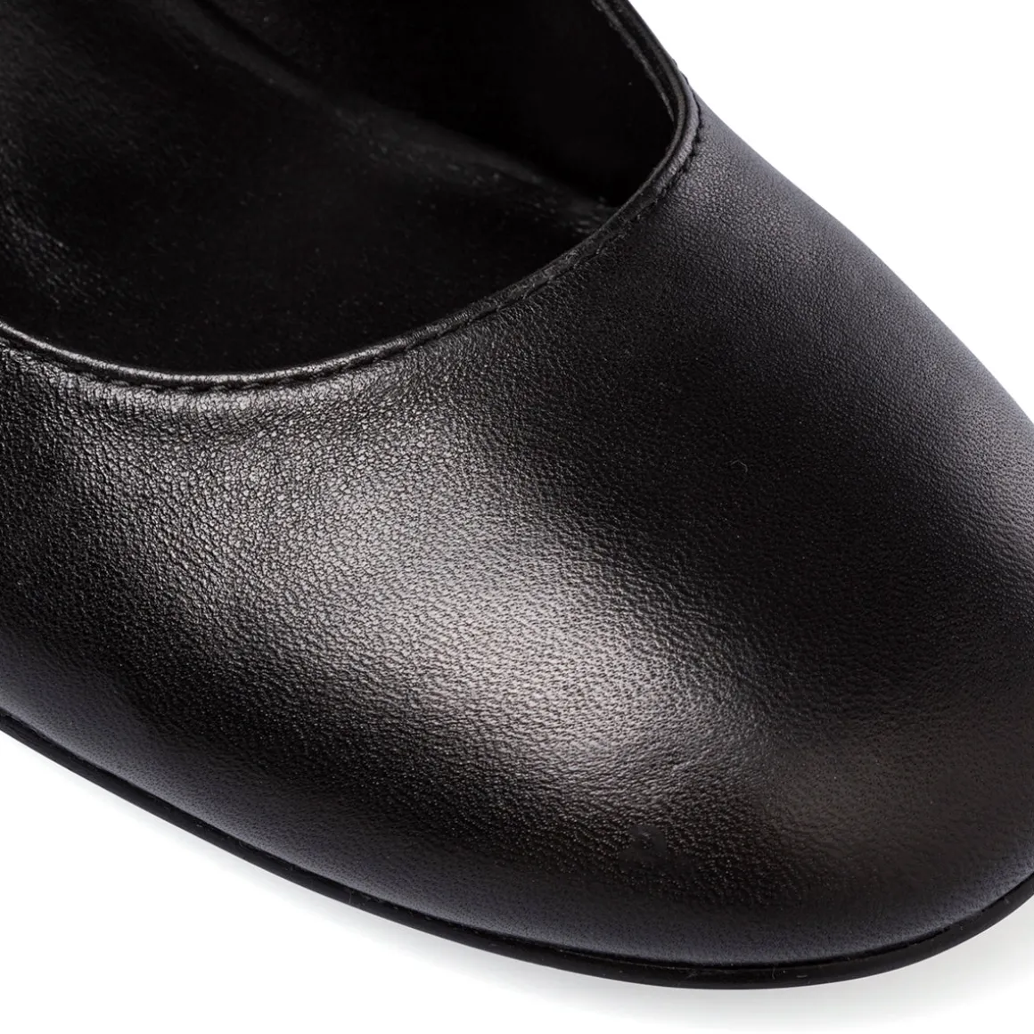 Décolleté Mary Jane nere da Donna in pelle con tacco 6,5 cm Primopiano