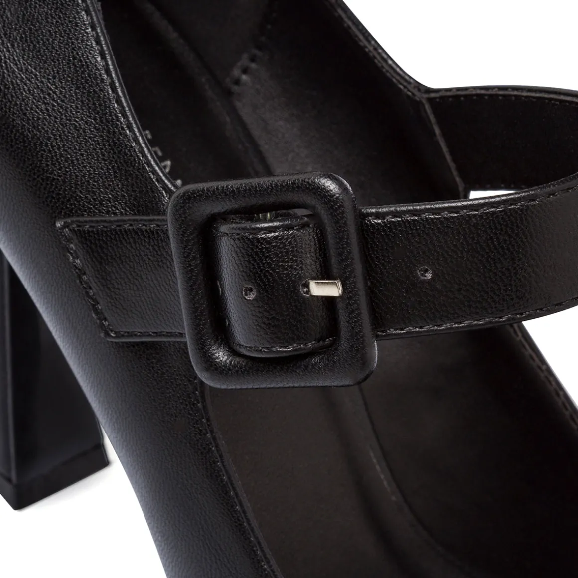 Décolleté nere da Donna con cinturino e tacco a colonna 9 cm Lora Ferres