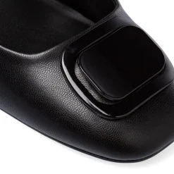 Décolleté nere da Donna con tacco rocchetto 7,5 cm e dettaglio Swish Jeans