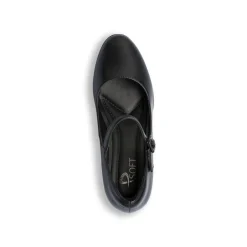 Décolleté nere da donna P Soft con cinturino e tacco 7 cm