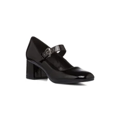Décolleté nere effetto vernice da donna con tacco 5,5 cm Swish Jeans