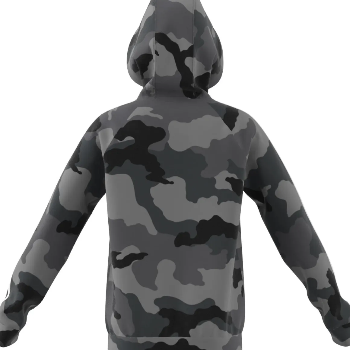 Felpa bambino con cappuccio Essentials Allover Print adidas