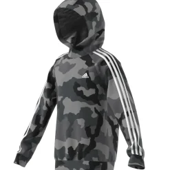 Felpa bambino con cappuccio Essentials Allover Print adidas