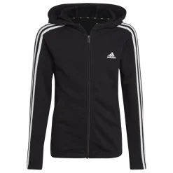 Felpa con cappuccio bambino Essentials 3-Stripes Full-Zip adidas