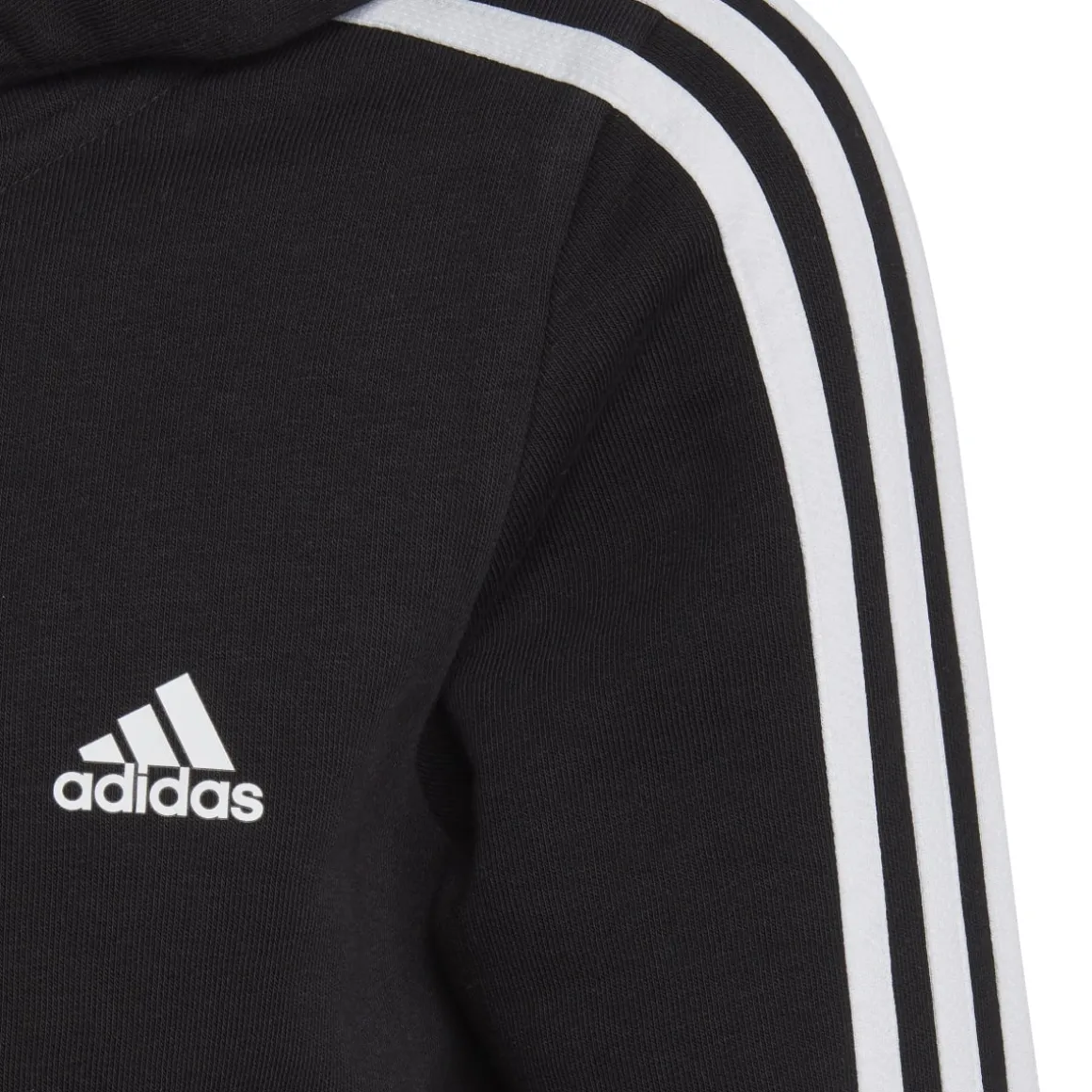 Felpa con cappuccio bambino Essentials 3-Stripes Full-Zip adidas
