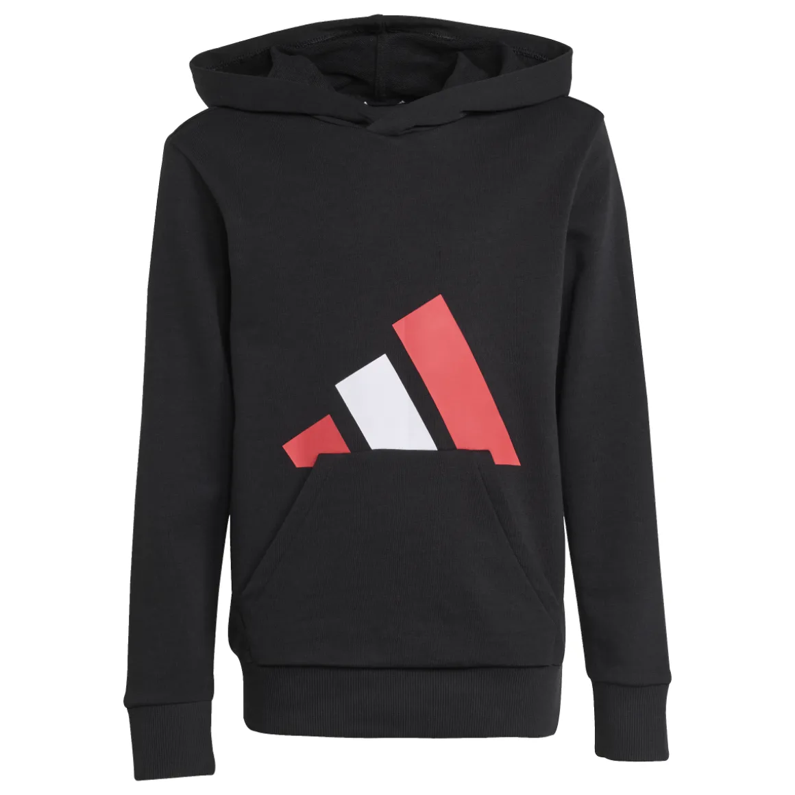 Felpa nera con logo adidas da Bambino J BL FT HD 280