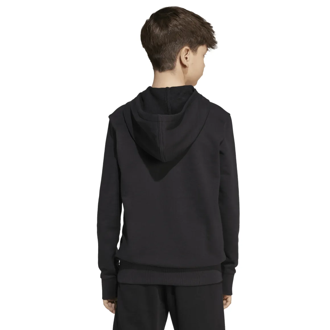 Felpa nera con logo adidas da Bambino J BL FT HD 280