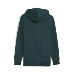 Felpa verde scuro da Uomo con tasca e cappuccio Puma