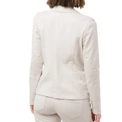 Giacca beige da Donna in cotone con bottoni Swish Jeans