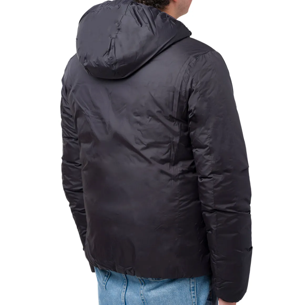 Giacca corta da uomo con design reversibile nero e grigio Ducati Corse