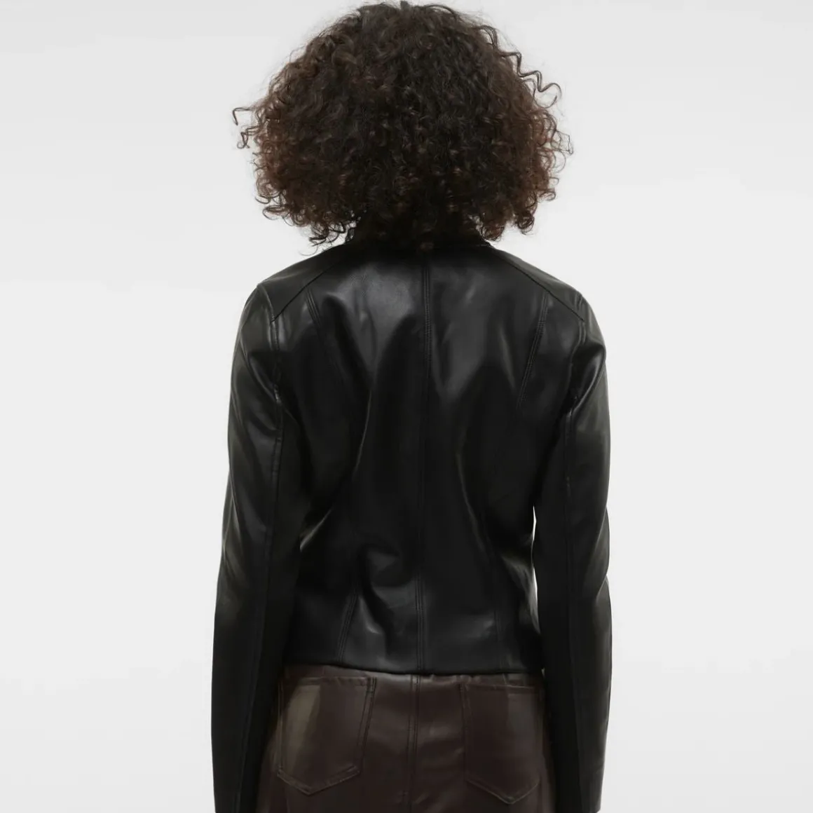 Giacca in similpelle da donna nera Vero Moda