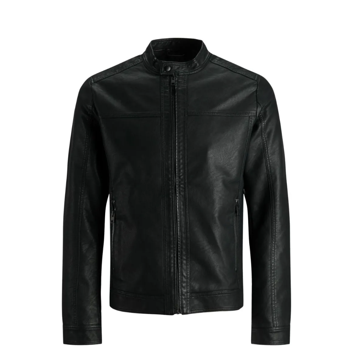 Giacca in similpelle da uomo nera Jack & Jones