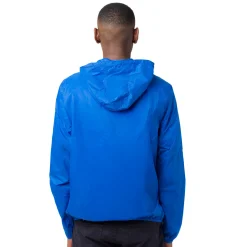 Giacca leggera impermeabile blu da Uomo con cappuccio Navy Sail
