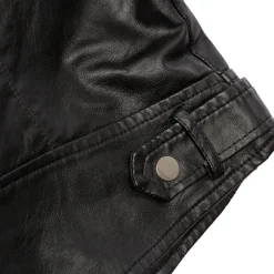 Giacca nera effetto pelle da donna Swish Jeans