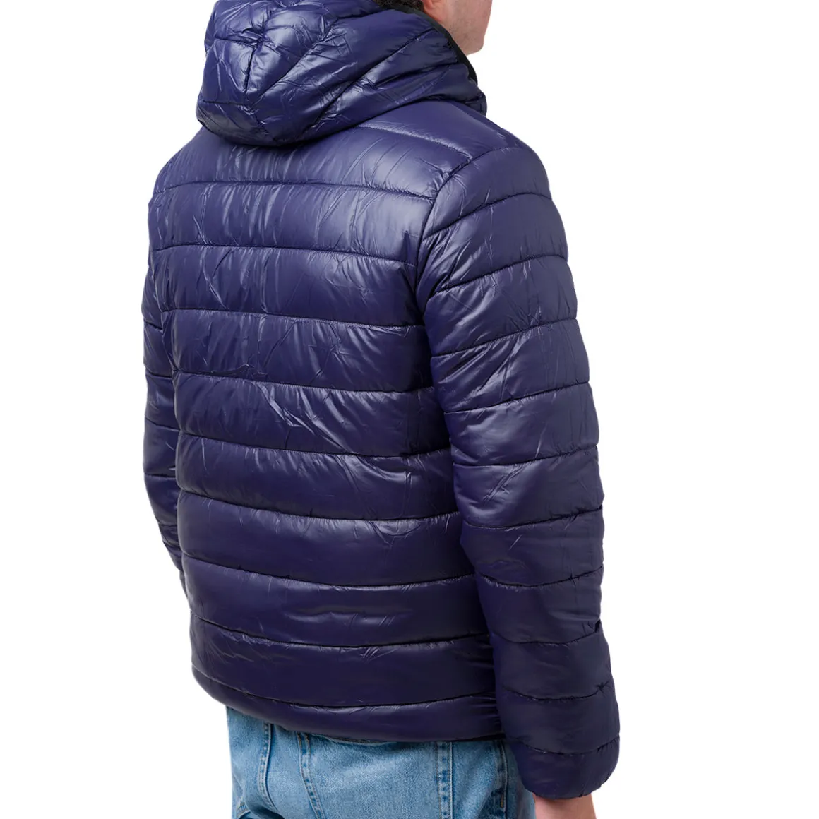 Giacca tecnica da uomo Gate 76 reversibile nera e blu