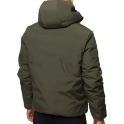 Giacca tecnica reversibile verde da uomo Gate 76