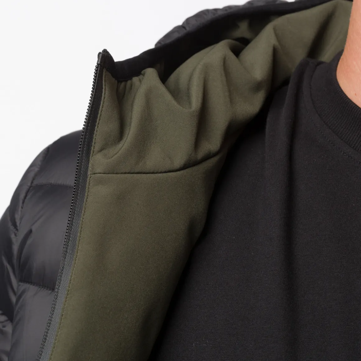 Giacca tecnica reversibile verde da uomo Gate 76