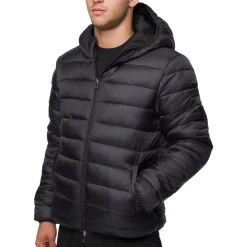 Giacca tecnica reversibile nera da uomo Gate 76
