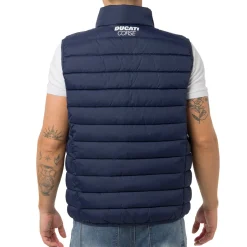 Gilet trapuntato blu da Uomo con logo Ducati Corse