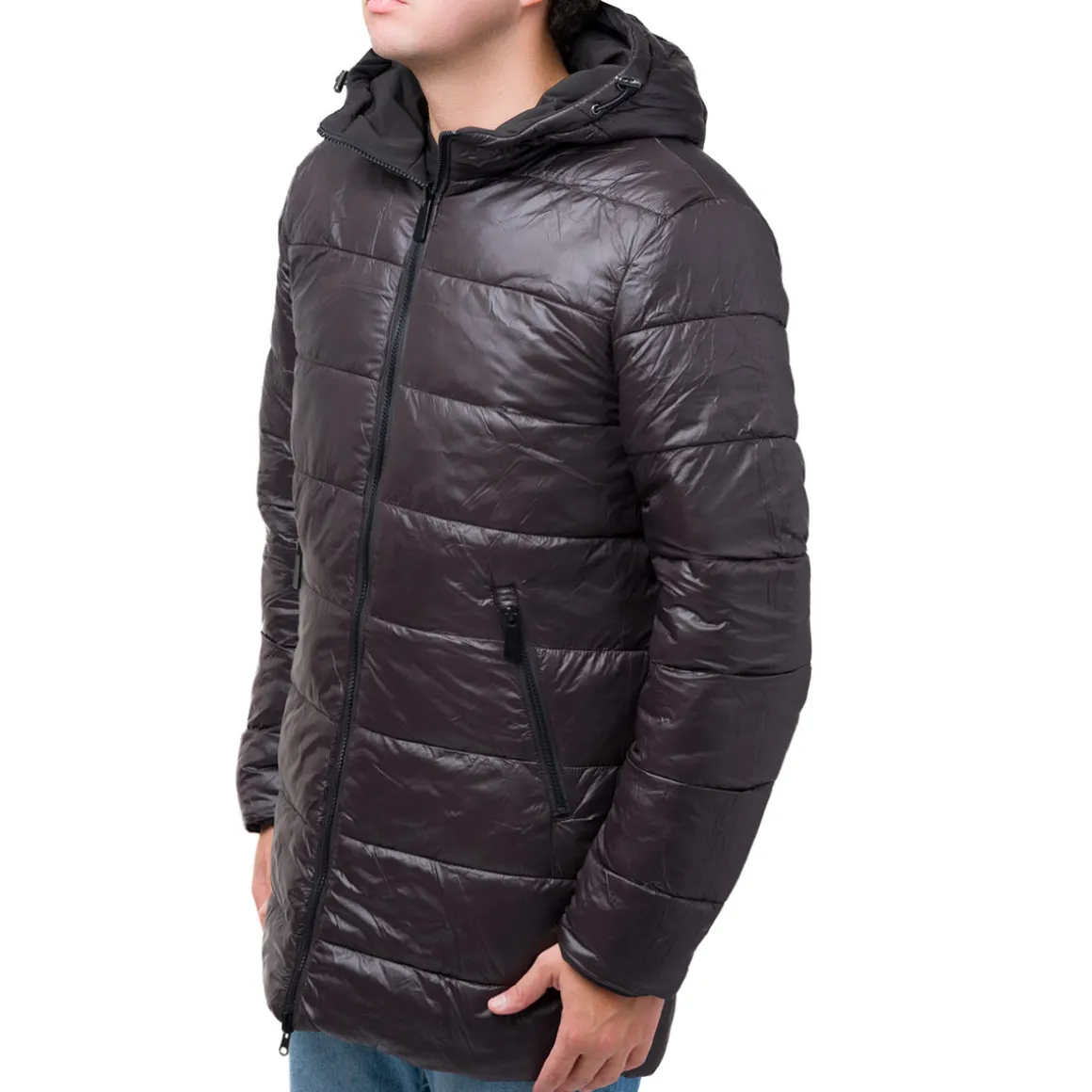 Giubbotto da uomo reversibile nero Gate 76