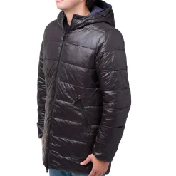 Giubbotto da uomo reversibile blu e nero Gate76