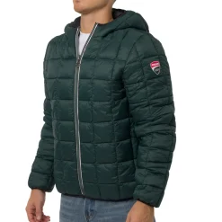 Giubbotto Double-Face Uomo nero e verde con cappuccio Ducati Corse