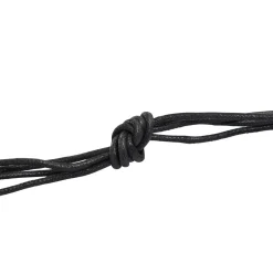 Lacci cerati neri 75 cm Silver
