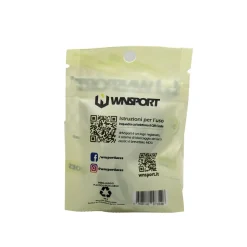 Lacci elastici con sistema bloccaggio regolabile giallo fluo WNSPORT