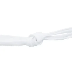 Lacci piatti bianchi 90 cm Silver