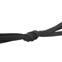 Lacci piatti neri 90 cm Silver