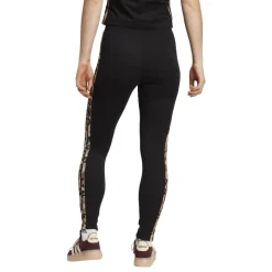 Leggings neri da Donna con stampa leopardata adidas W AOP LEG
