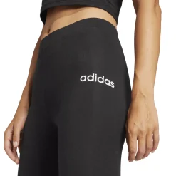 Leggins neri da Donna con logo sul lato frontale adidas