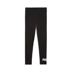 Leggins sportivi neri da Bambina e Ragazza con logo bianco Puma Ess