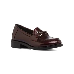 Mocassini bordeaux da Donna con dettaglio metallo Lora Ferres