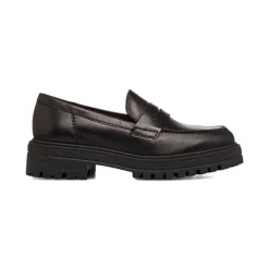 Mocassini chunky da donna neri Primopiano