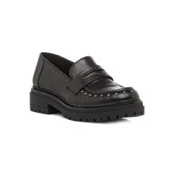 Mocassini chunky da donna neri con borchie Swish Jeans
