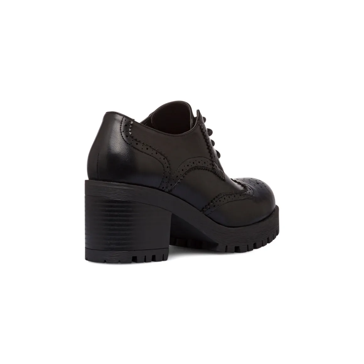 Mocassini chunky da donna neri con tacco Lora Ferres