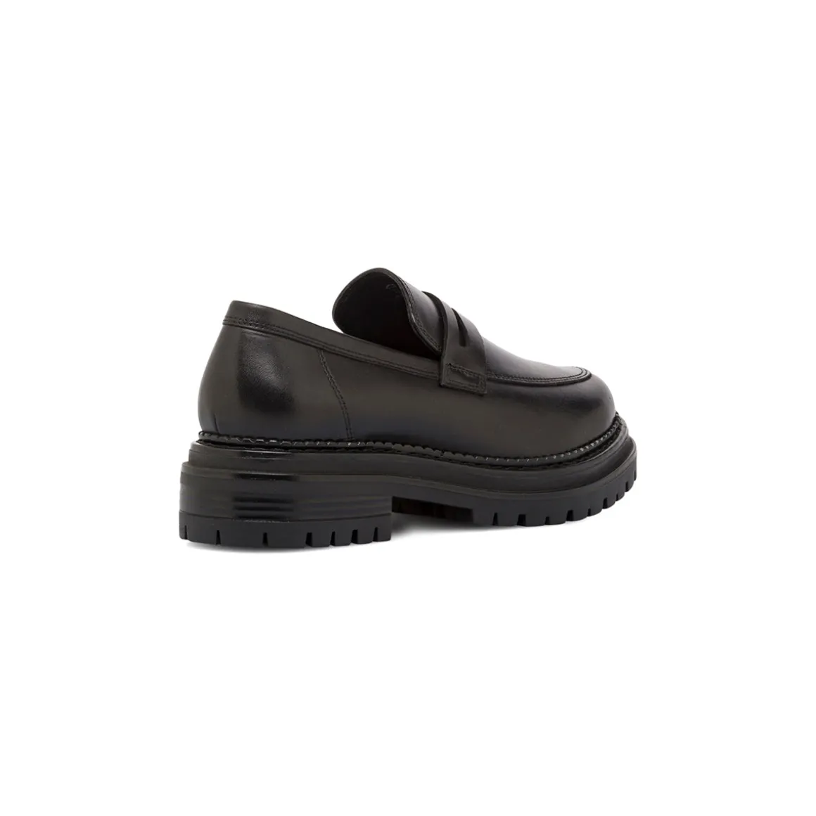 Mocassini chunky loafer neri in Pelle da Donna Primopiano