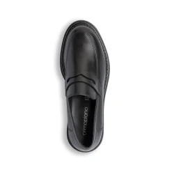Mocassini chunky loafer neri in Pelle da Donna Primopiano