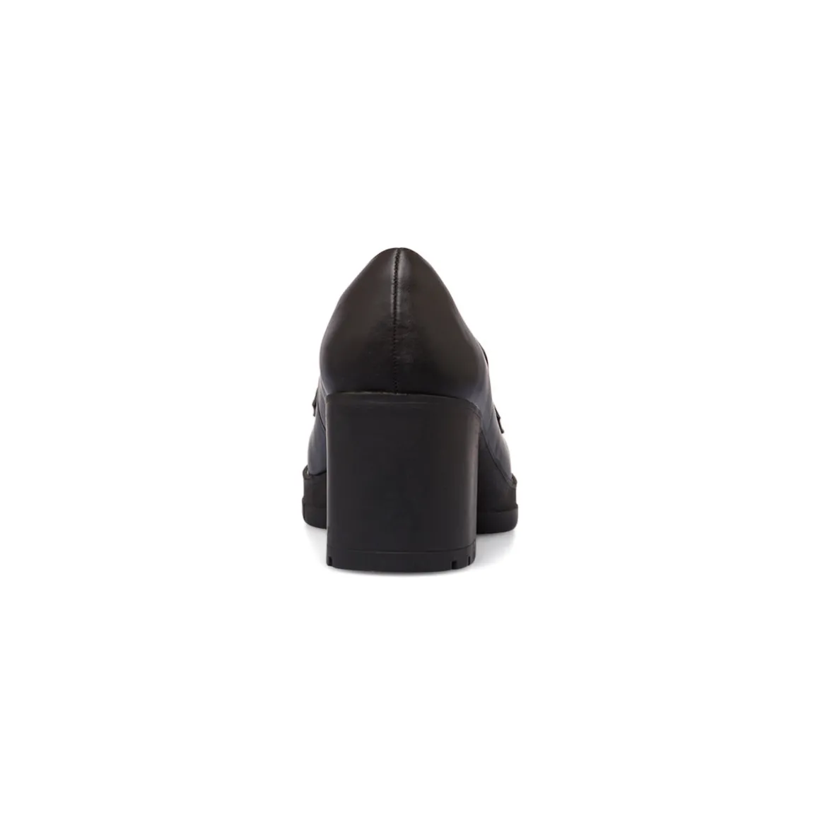 Mocassini comfort neri con tacco da donna P Soft